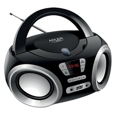 Boombox Adler CD-MP3 USB Radio Tragbar LCD Universal AD 1181