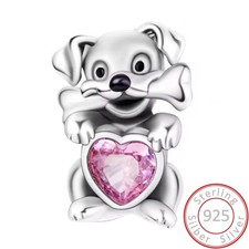 Charms Anhänger Hund Knochen