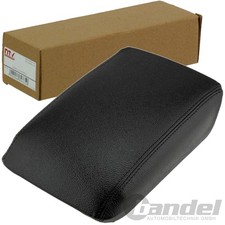 MITTELARMLEHNE DECKEL ARMABLAGE ARMLEHNE SCHWARZ KUNST LEDER für AUDI A4 B8 A5