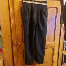 Schwarze Business Hose mit Wollanteil Damen Gr 38