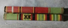 alte Interimsspange NVA  Metall/ Stoff Verdienstmedaille Treue Dienste