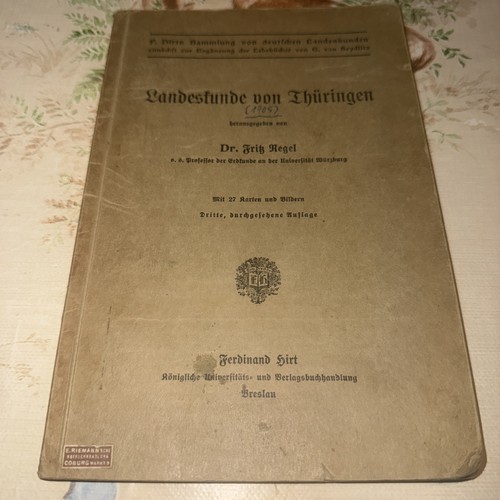Landeskunde von thüringen - landeskunde,