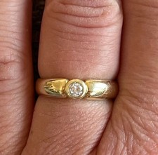 Ring Gold 585 Diamant Gr 50