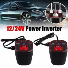 Spannungswandler Für Auto Kompatibel Mit 12V/24V Zu 110V/220V Konvertierung