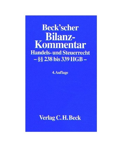 Beck scher bilanz - beck'scher, bilanz-kommentar