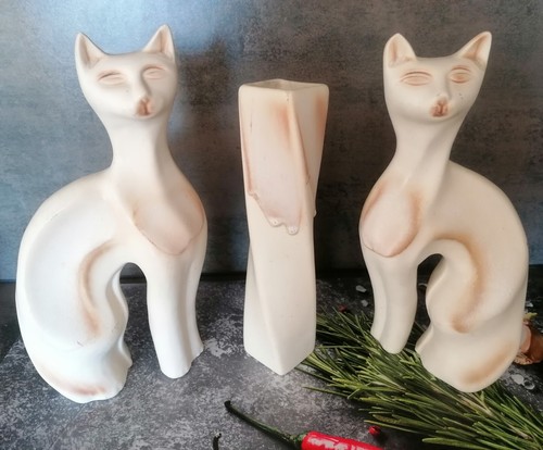Set katzen vase tischdeko - katzen,