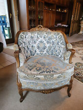 Chippendale Stil noble Couchgarnitur Sofa und drei Sessel