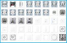 Jung Serie A Schneeweiß Matt