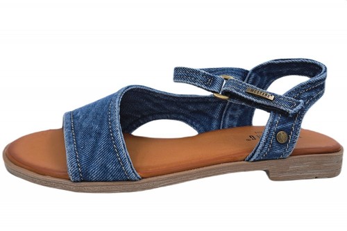 Mustang damen sandale jeans - mustang,
