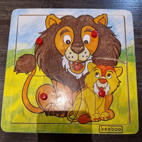 Holzpuzzle löwe baby - holzpuzzle,