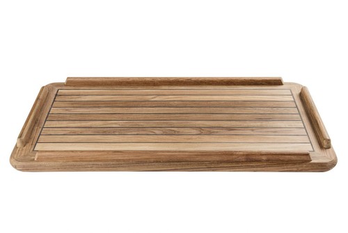 Teak tischplatten mit rand - teak,