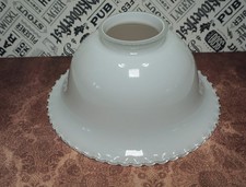 kleiner Lampenschirm für Tischlampe weißes Überfangglas Landhaus Stil unbenutzt