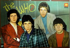 Poster The Who aus Musik Parade 1960er Jahre 42 cm x 28 cm