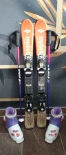 Kinder Ski Set Dynastar 90cm +Schuhe Gr.31 MP19,5 neue Stöcke, Service.
