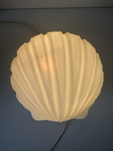 Vintage wandleuchte muschel - wandleuchte,