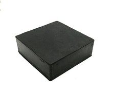 Gummiblock Gummiunterlage 150x150x50mm Gummiklotz Maschinenunterlage B-Ware