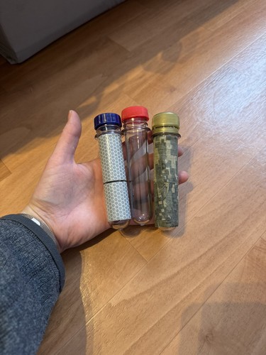 Drei geocaching pillendosen - geocaching,