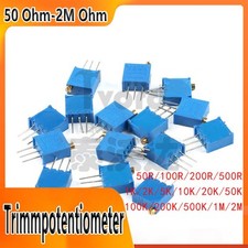 Trimmpotentiometer 50Ohm-2M