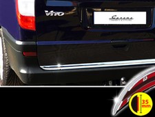 für MERCEDES Vito Viano W V639 - 3M Chrom Zierleiste Heckleiste Tuning BREIT
