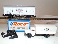 Roco 44102 Kühlwagen mit Bierwagen Harzer Brauerei OVP Spur HO