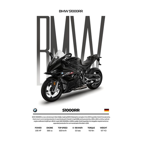 Bmw s1000rr rennmotorrad - bmw,