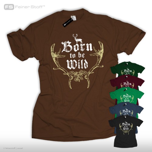 Jäger shirt born be - t-shirt,