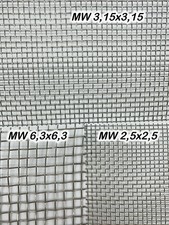 Drahtgewebe Edelstahl blank verschiedene Maschenweiten Gitter Zuschnitt Neu