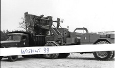 NVA-Foto Oldtimer DDR Pioniere Dok-M beim Beladen eines LKW Kraz Kipper