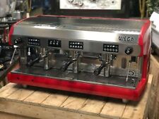 WEGA POLARIS 3 GRUPPEN ROTE ESPRESSO-KAFFEEMASCHINE KOMMERZIELLES CAFE...