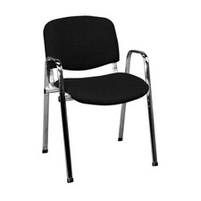 Besucherstuhl verchrohmt mit