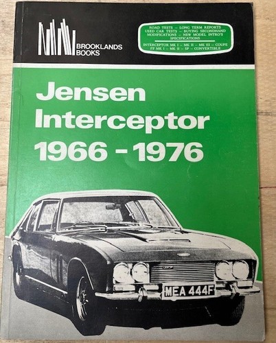 Jensen interceptor 1966 - jensen, 1966-76
