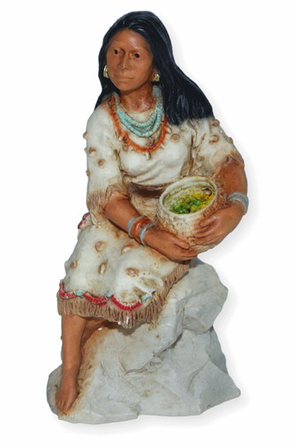 Indianerfigur indianerfrau - indianerfigur,