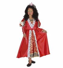 Königin Kostüm Reifrock 116 -140 Fasching Karneval Kleid rot weiß 121109213