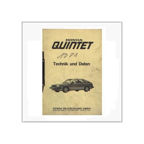 Honda quintet technik daten - honda, &