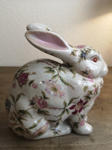 Porzellan figur hase skulptur - figur,
