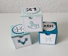 * Stanzschablone * Kleiner Würfel * Adventskalender Box * Schachtel *