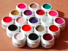 Verschiedene UV LED Farbgele