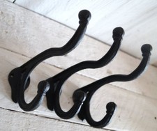 3 x Garderobenhaken Haken Garderobe Wandgarderobe Kleiderhaken Metall Nostalgie 