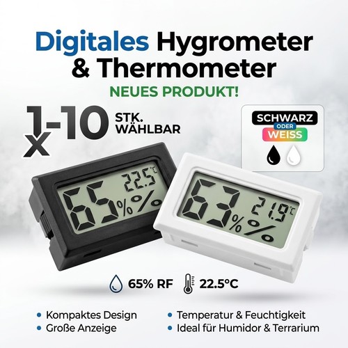 Mini hygrometer thermometer - mini,