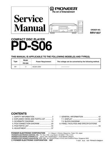 Service manual anleitung für - service,