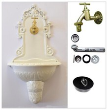 Antik Alu Wand Garten Brunnen