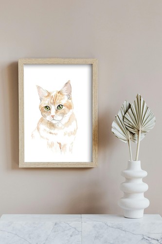 Katze kunstdruck - katze,