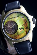 Max Liebermann Automatik Uhr Armbanduhr Mikrorotor Limitiert Sammlerstück NOS **