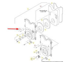 Buderus Sieger  Wärmeschutz Brennertür G115-17 BE Wool 607  63002399