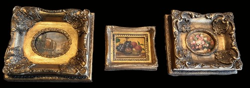 Set miniatur ölgemälde - set, miniatur‑Ölgemälde