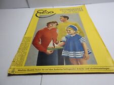 Mode: ELSA - HANDARBEIT UND WÄSCHE -3.Jahrgang 1950- Heft 7 - mit Schnittbögen