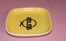 VILLEROY BOCH V&B alt 4303 Beilageschale as Schale gelb 12,5 x12,5 cm Abpl 79471