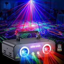 Ehaho Dual-Lens Disco Lights L2800 | Stroboskop Musik Disco Lichter für Partys | Dj