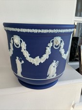 Große blaue jardiniere aus - große,
