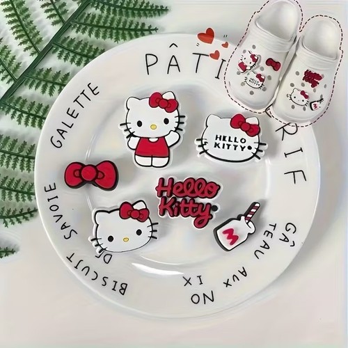 Hello kitty crocs charms - kitty,